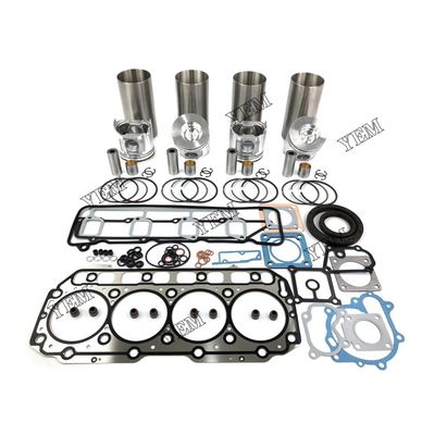 4TNE106 Engine Rebuild Kit With Liner Kit Gasket Set For Yanmar Engine