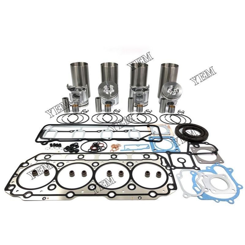 4TNE106 Engine Rebuild Kit With Liner Kit Gasket Set For Yanmar Engine