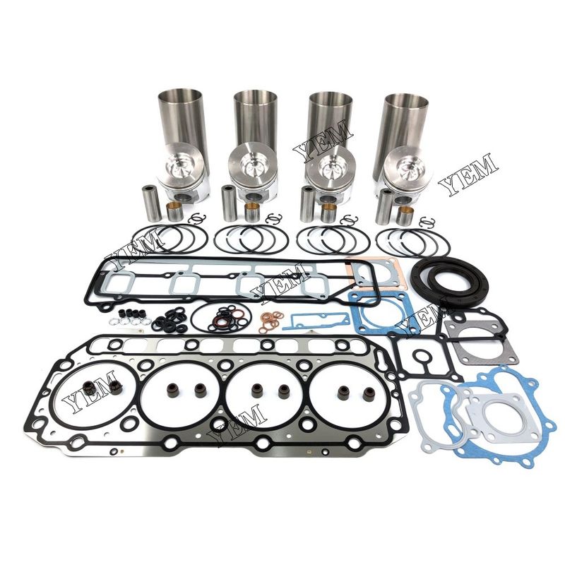 4TNE106 Engine Rebuild Kit With Liner Kit Gasket Set For Yanmar Engine